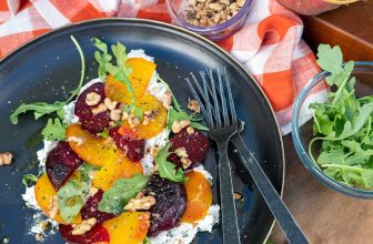 Geroosterde Bietensalade Met Geitenkaas