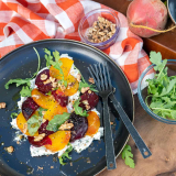 Geroosterde Bietensalade Met Geitenkaas